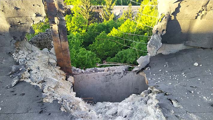 Останній поверх головного корпусу